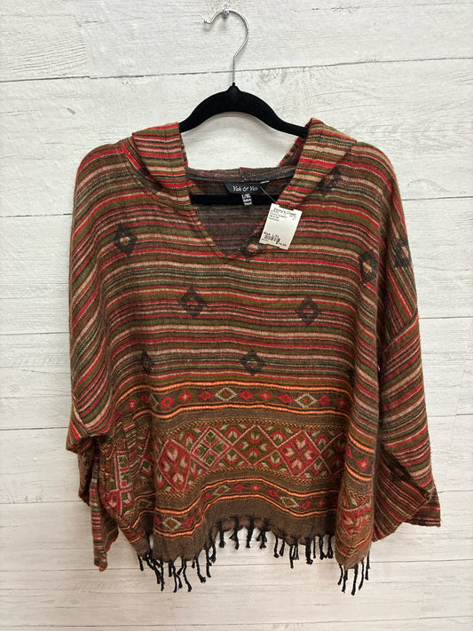 Size L/XL Yak & Yeti Red/Green Womens Sweatshirt