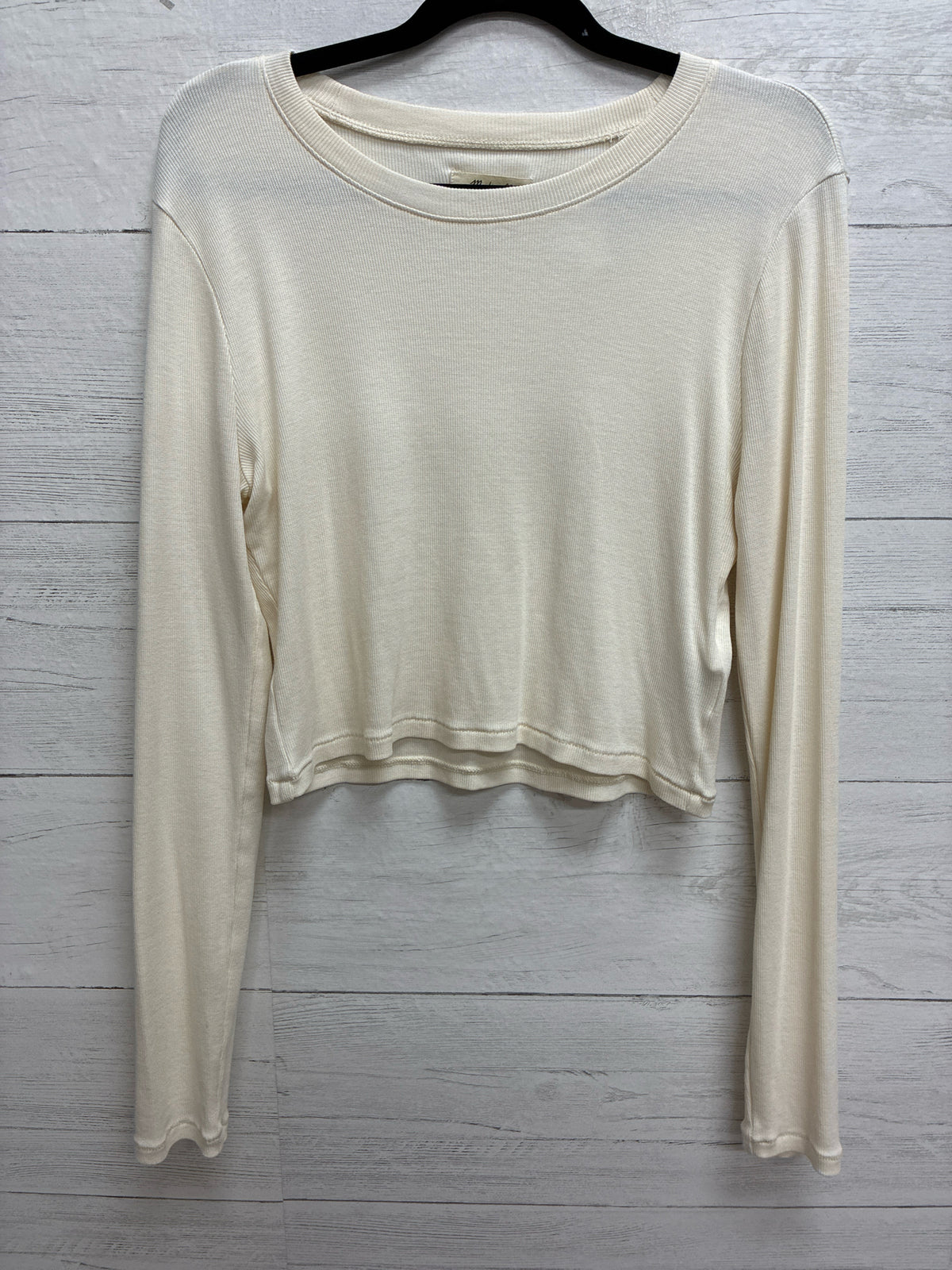 Size L MadeWell Cream Womens Shirt