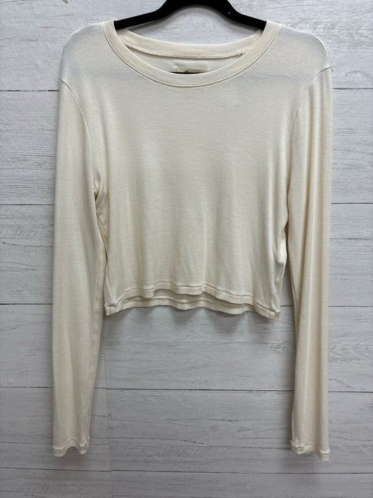 Size L MadeWell Cream Womens Shirt