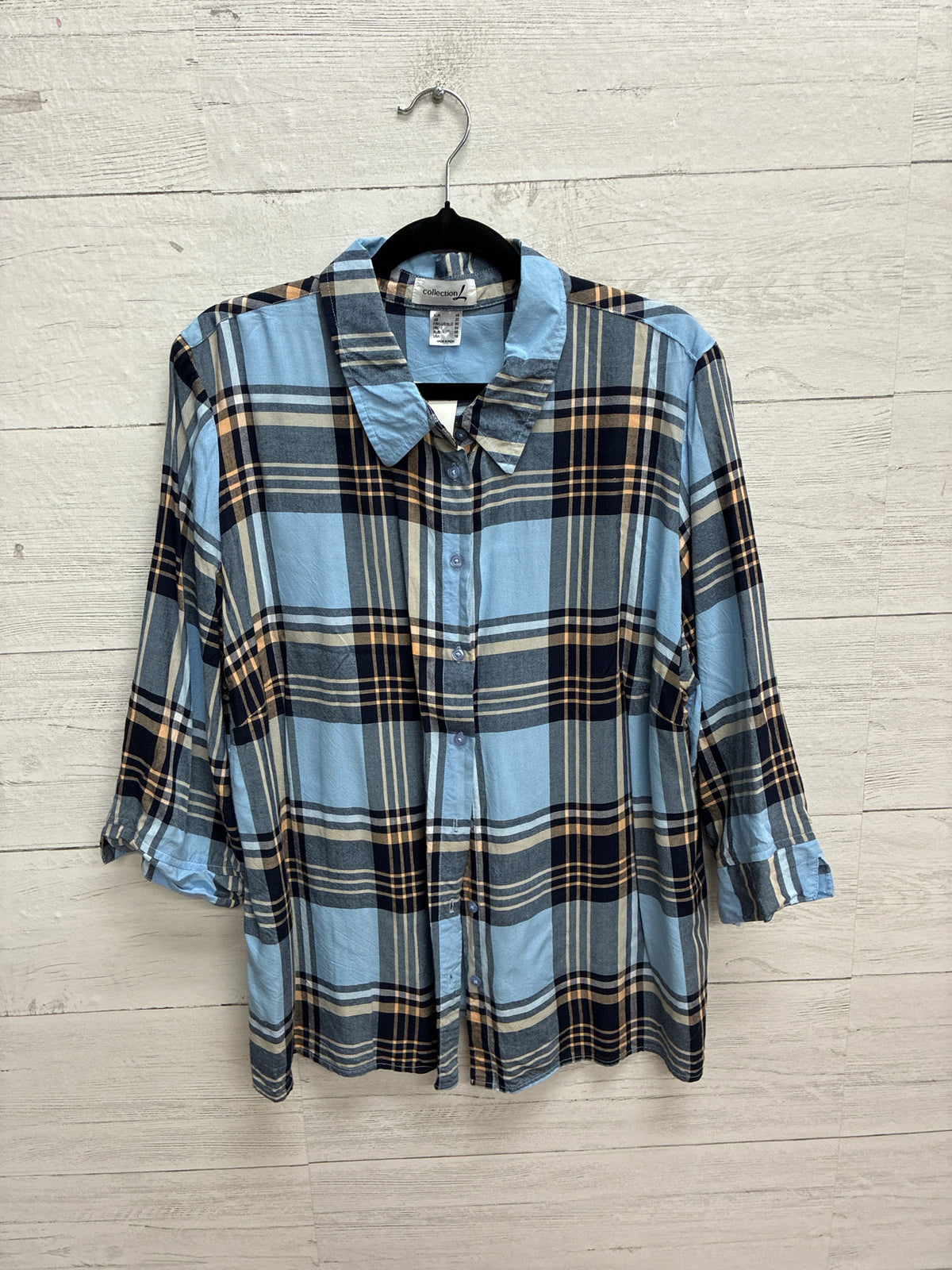 Size 16 Collection L Blue Womens Shirt