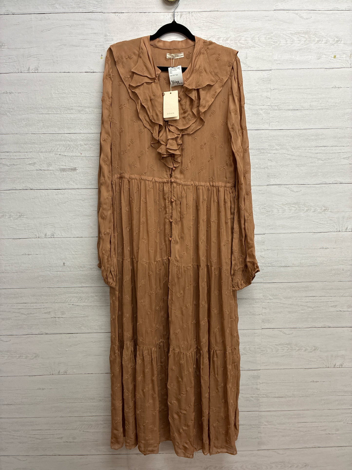 Size L Doen Brown Dress/Evening Wear