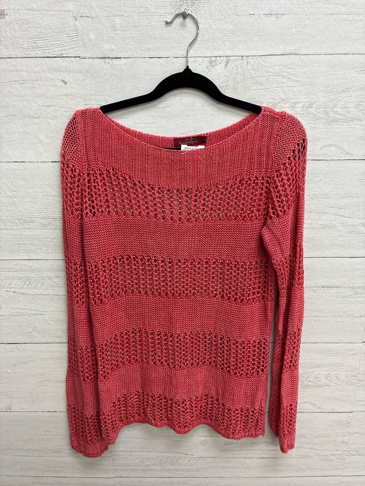 Size M Krimson Klover Coral Womens Sweater