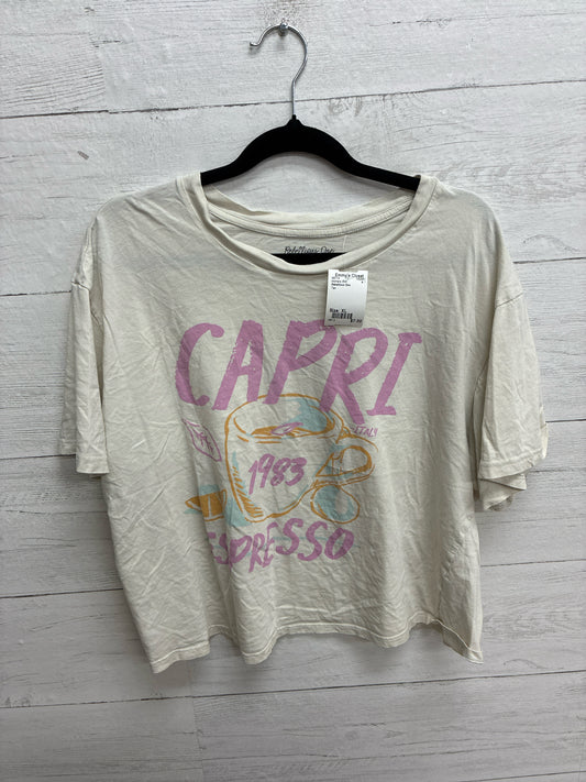 Size XL Rebellious One Tan Womens Shirt