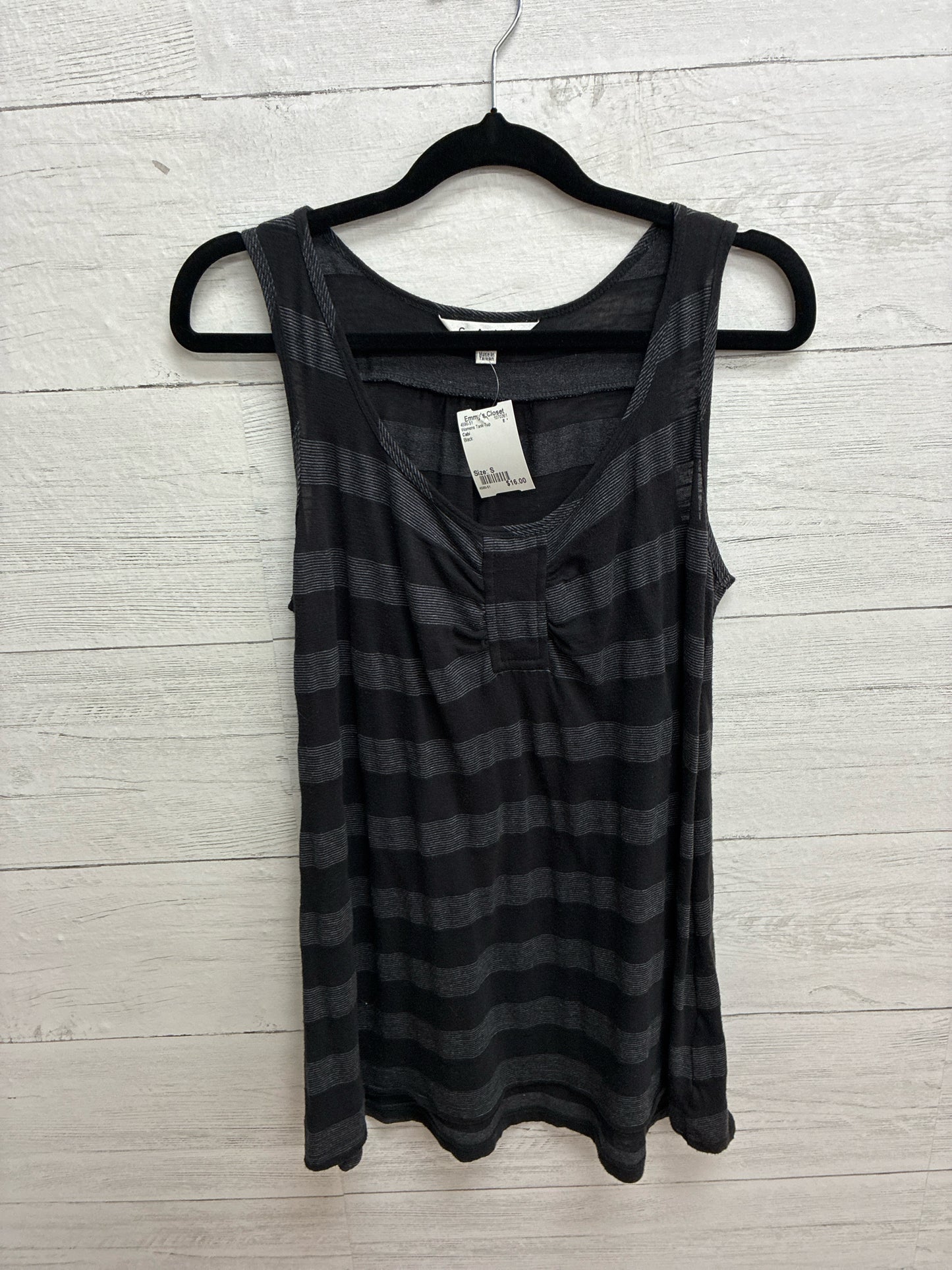 Size S Cabi Black Womens Tank-Top