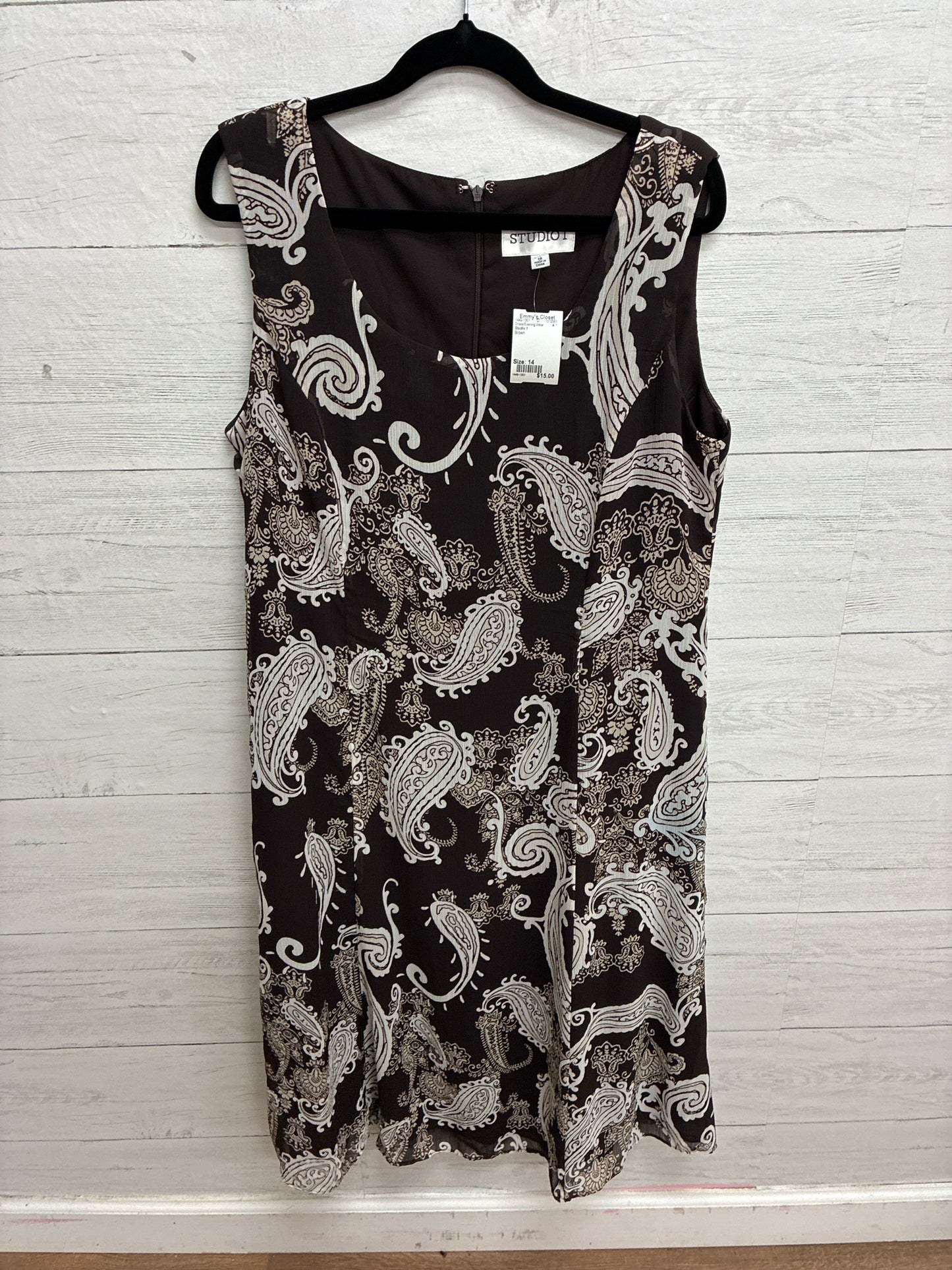 Size 14 Studio 1 Brown Dress/Evening Wear