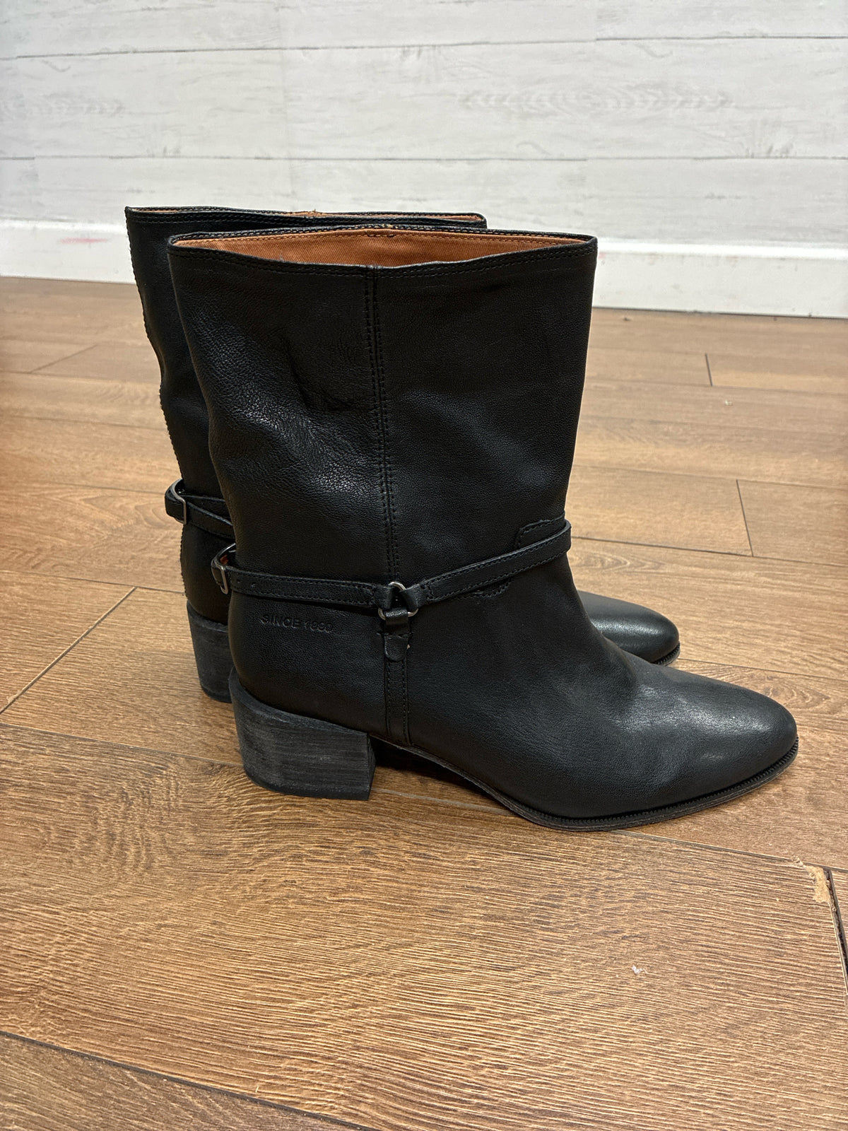 11 Franco Sarto Black Womens Boot