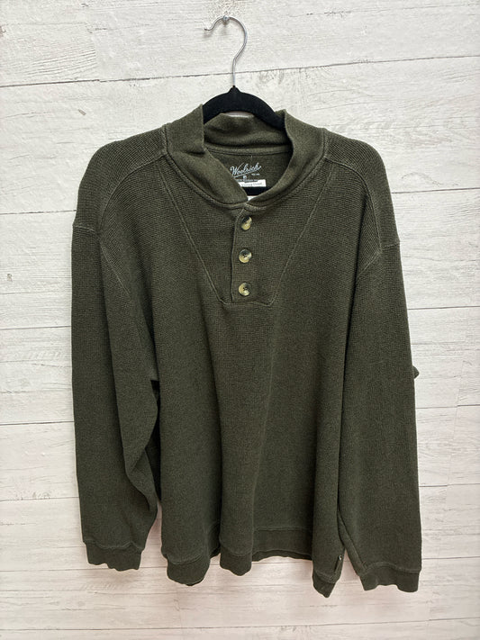 Size XL Woolrich Green Mens Sweatshirt