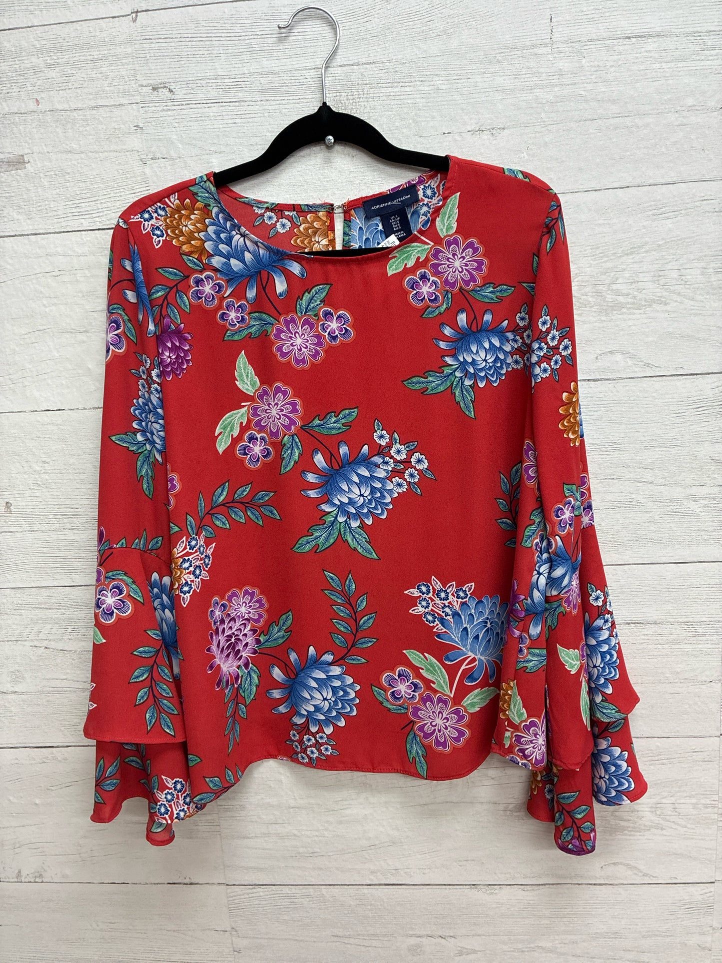 Size S Adrienne Vittadini Orange Womens Shirt