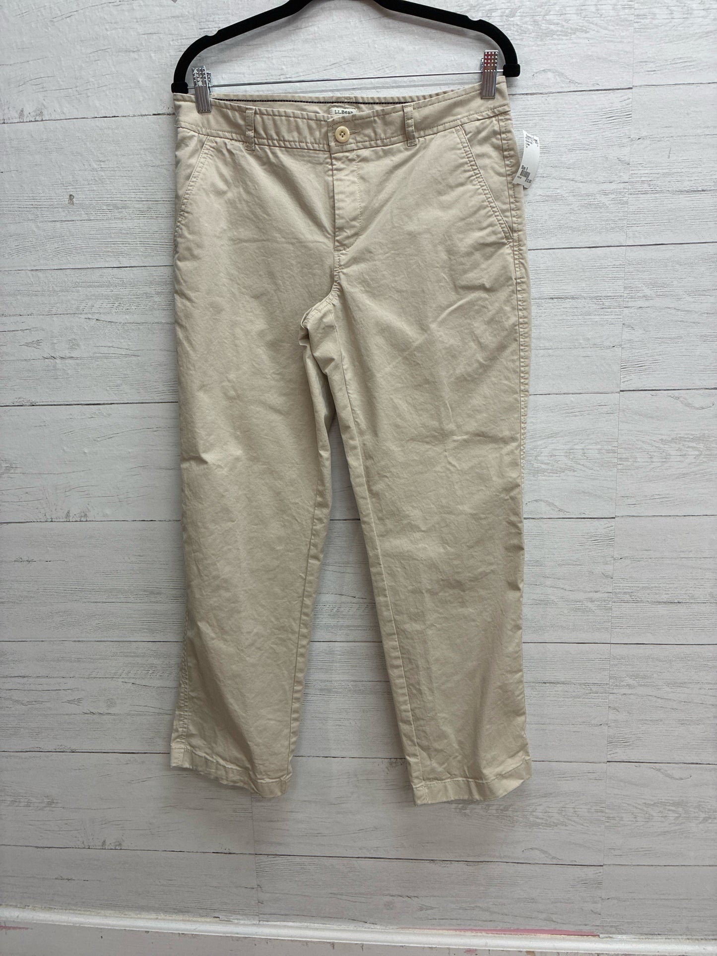 Size 8 LL Bean Tan Womens Pants
