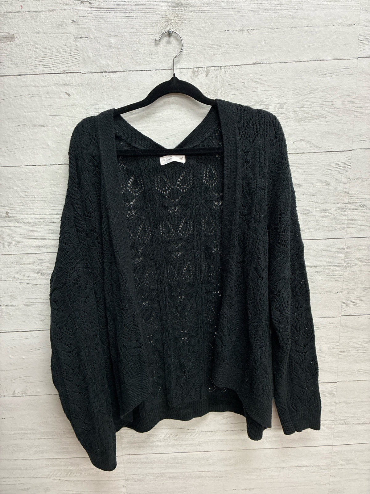 Size L Lauren Conrad Black Womens Cardigan