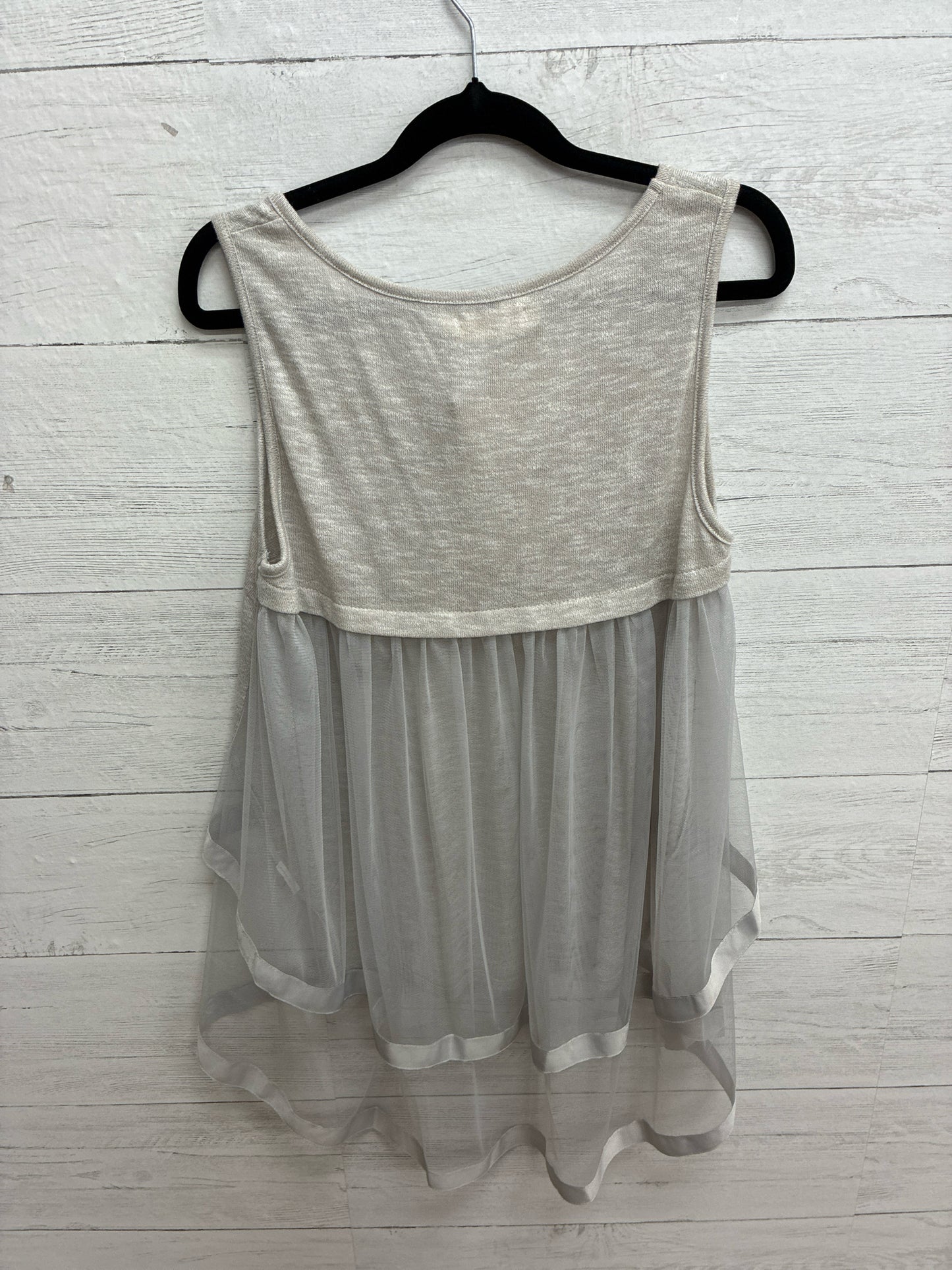 Size S Areve Grey Womens Tank-Top