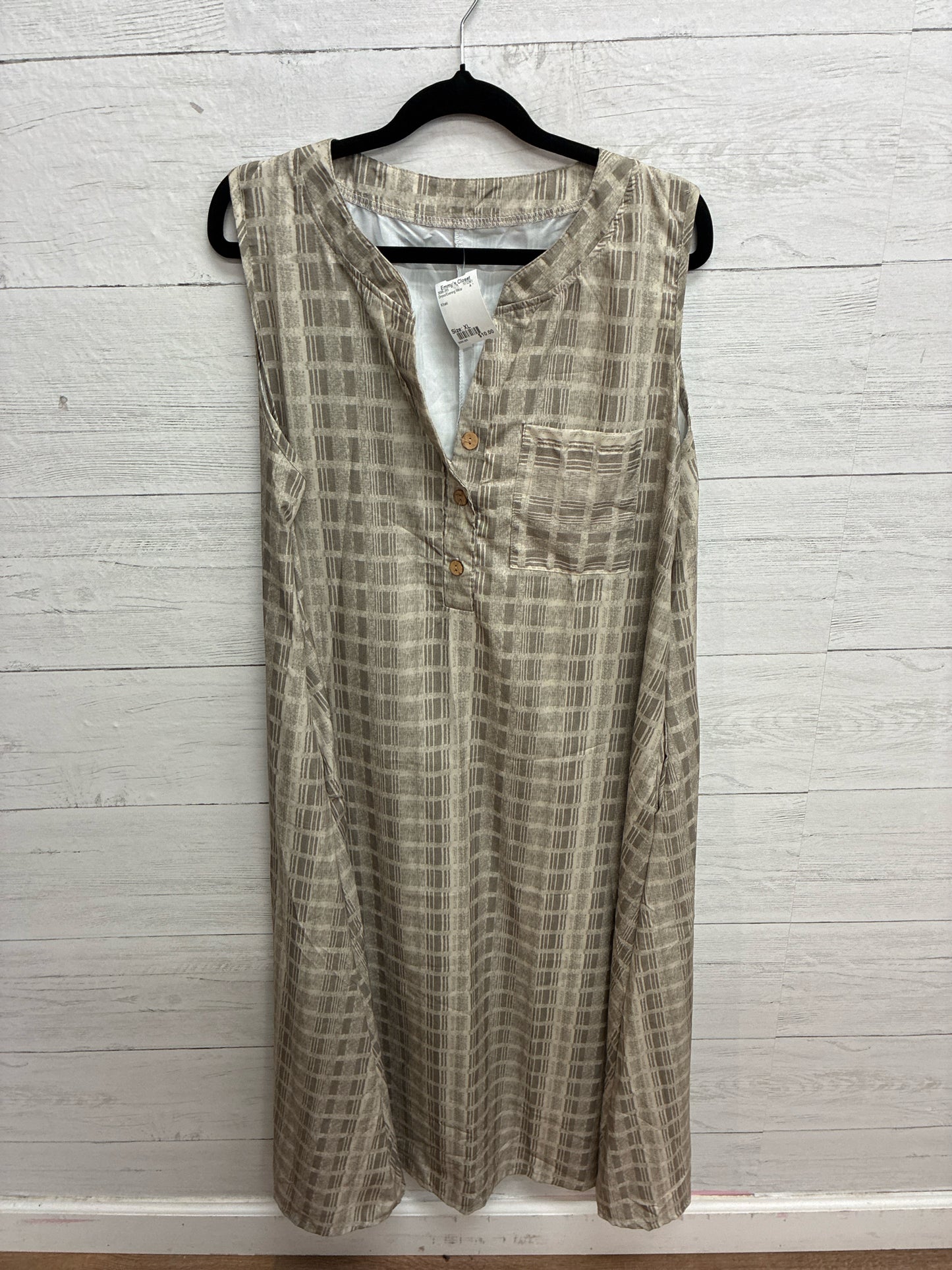 Size XL Khaki Dress/Evening Wear