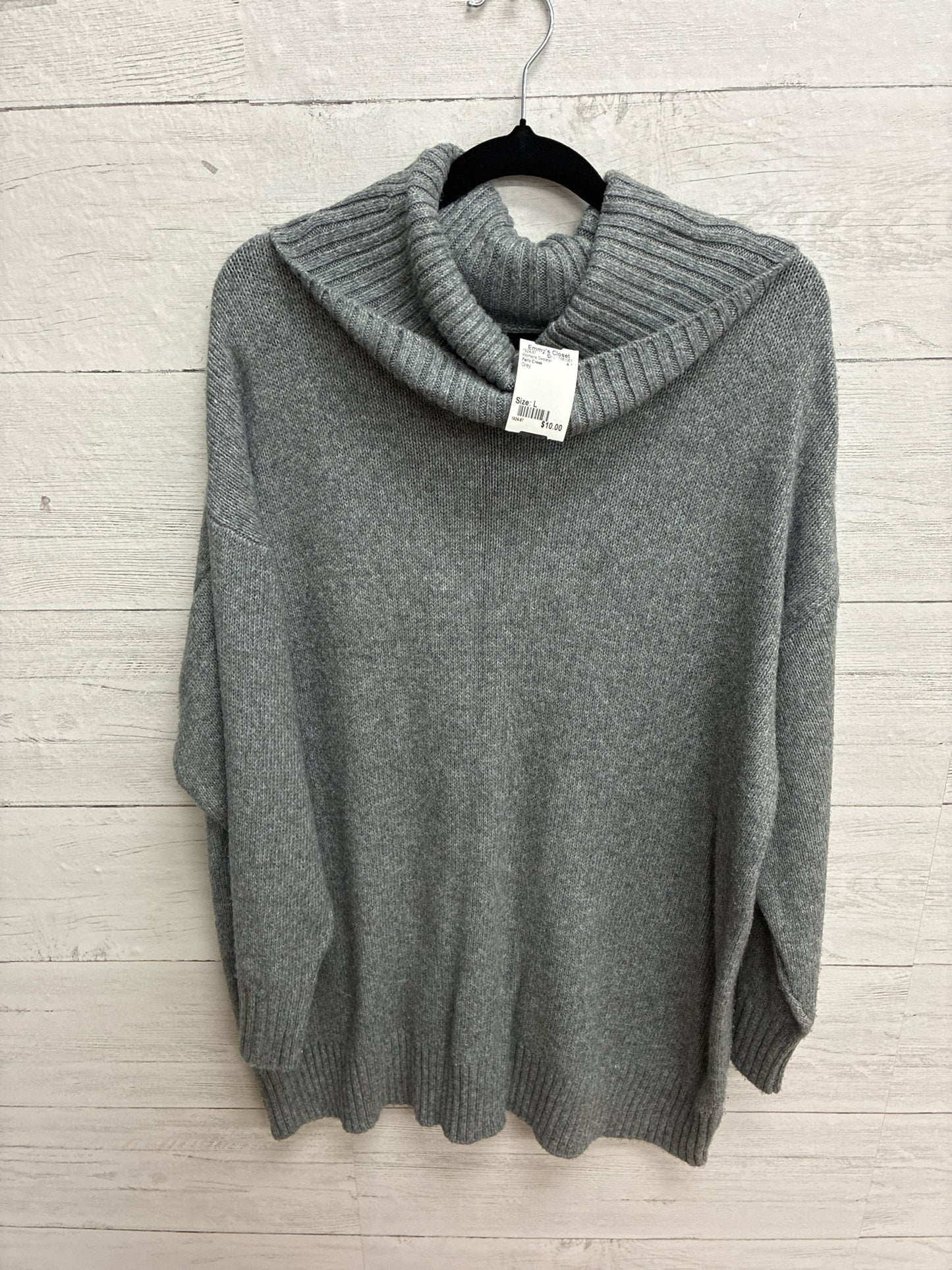Size L Falls Creek Grey Womens Sweater