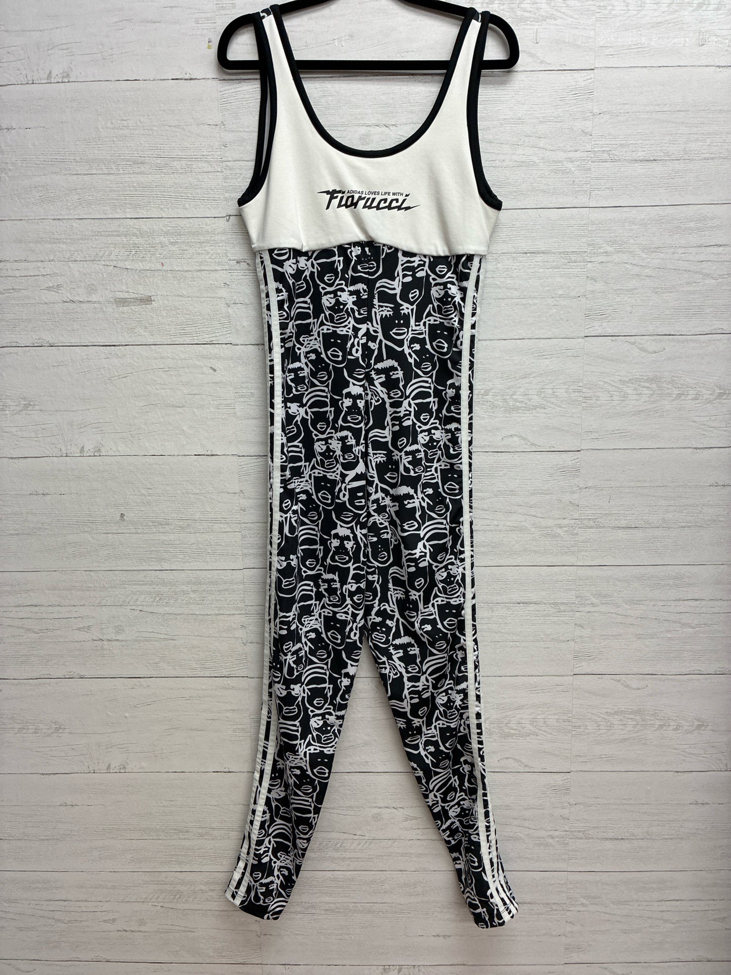 Size M Adidas Black/White Womens Jumper