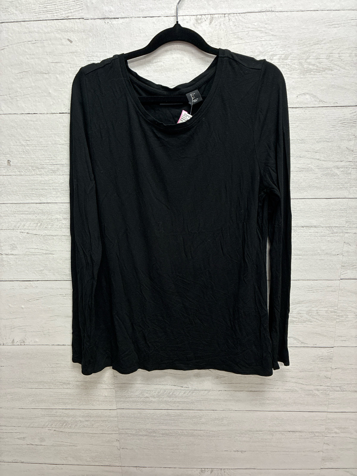 Size L Adrienne Vittadini Black Womens Shirt