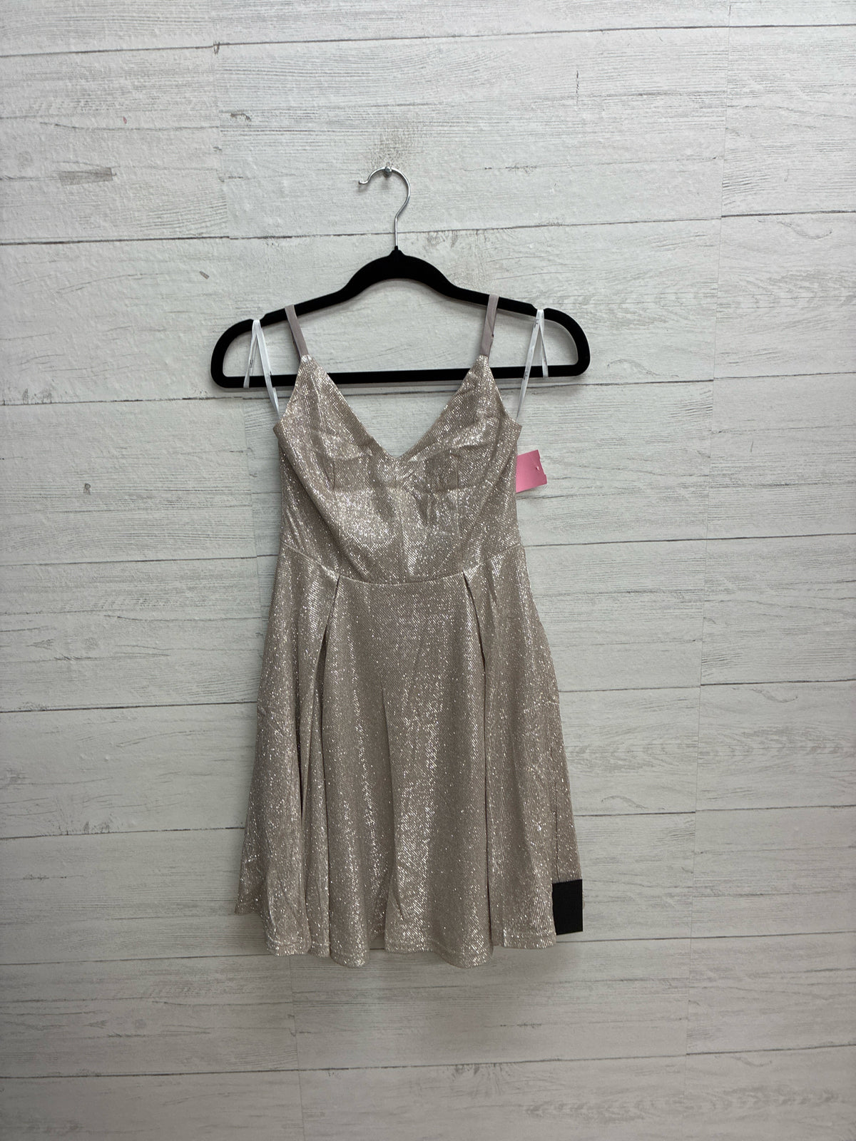 Size XS Lulus Silver GOWN