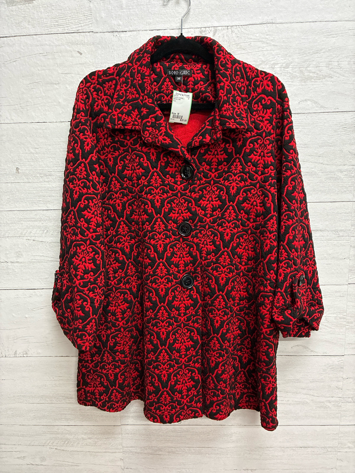 Size M BOHO CHIC Red Womens Sweater