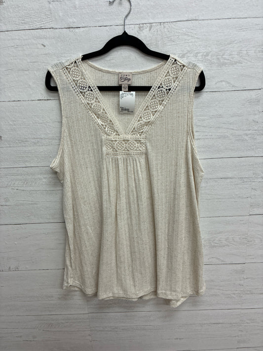 Size L COMO Tan Womens Shirt