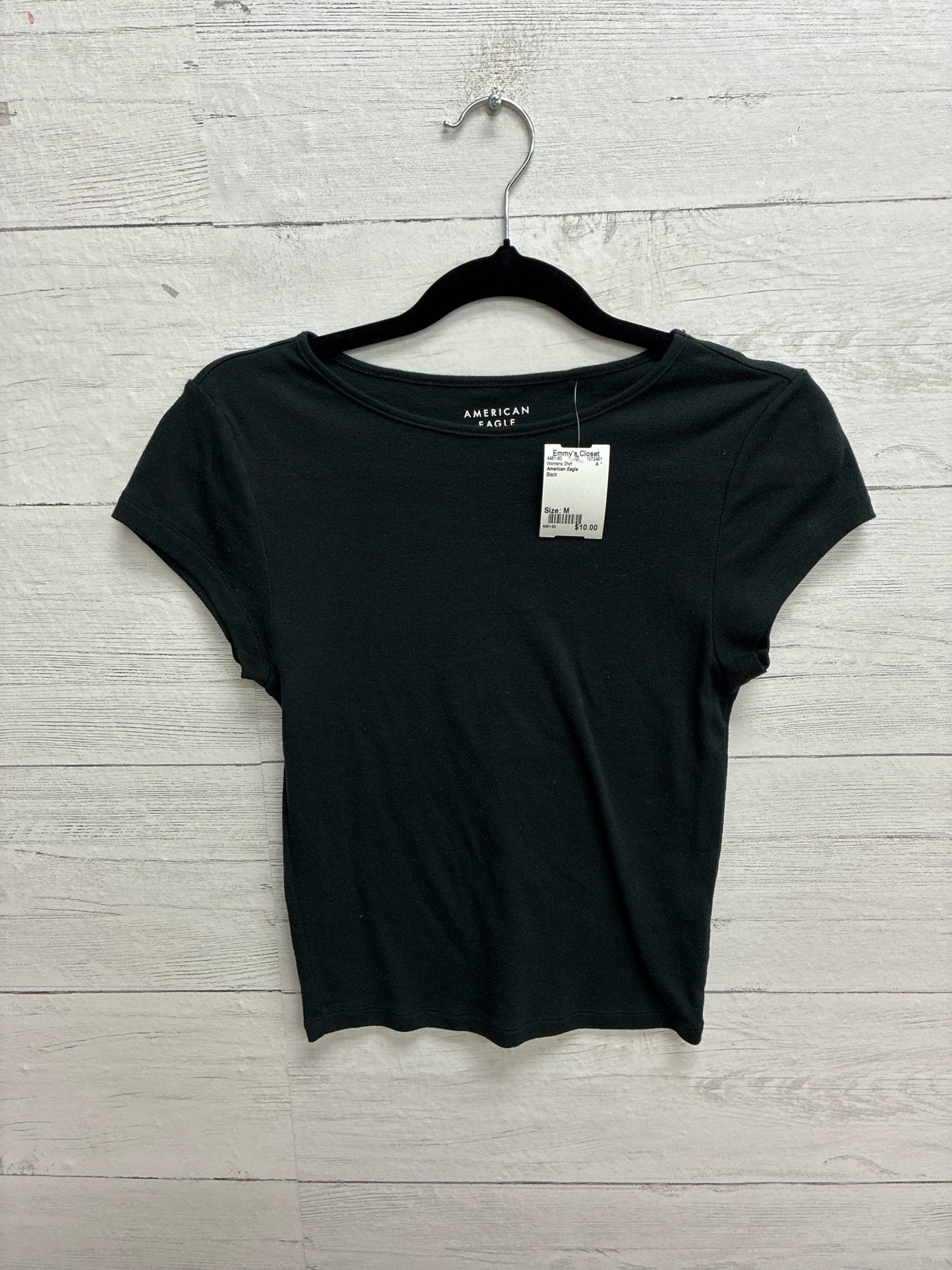 Size M American Eagle Black Womens Shirt