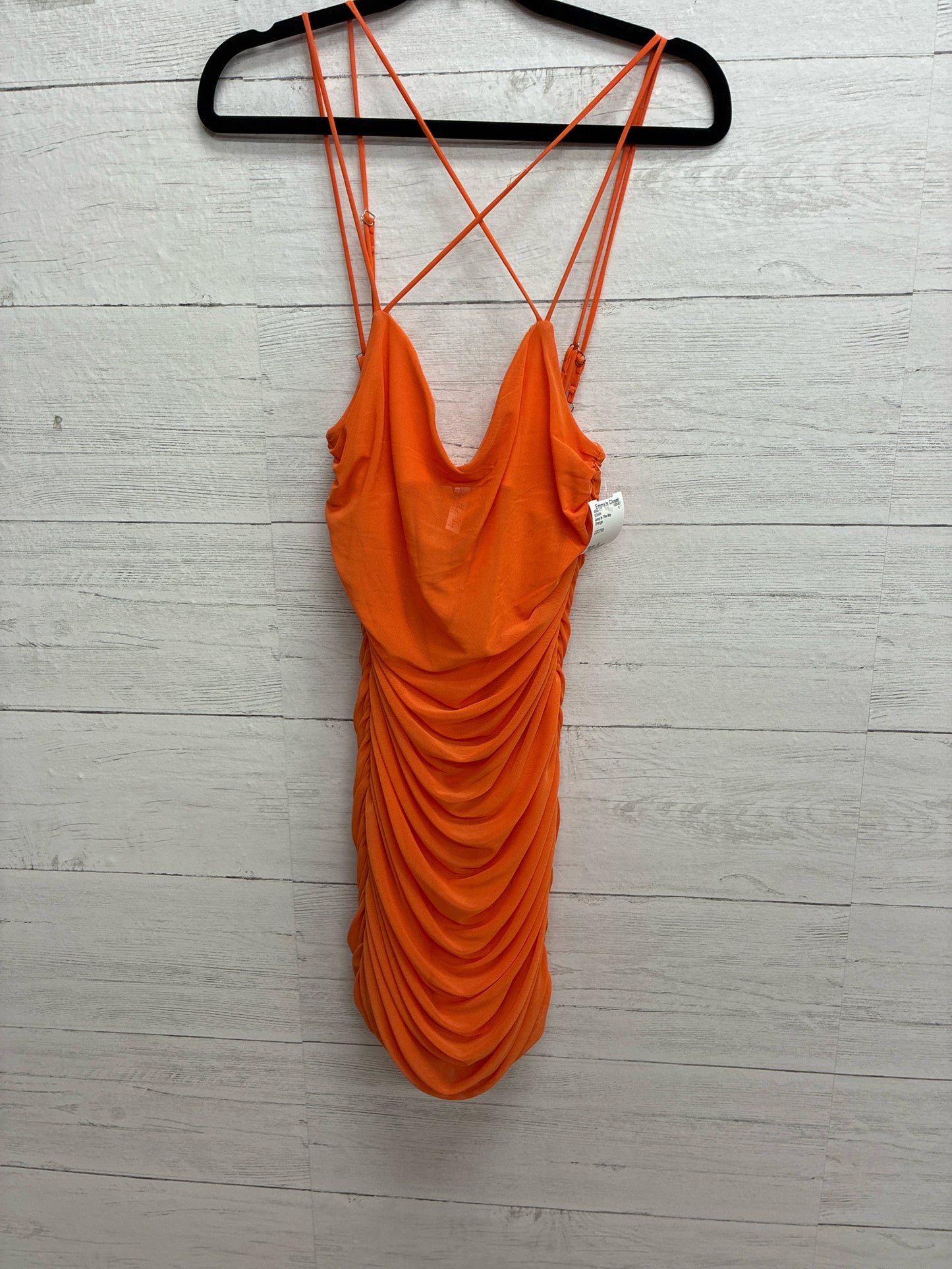 Size S Lucy In The Sky Orange GOWN