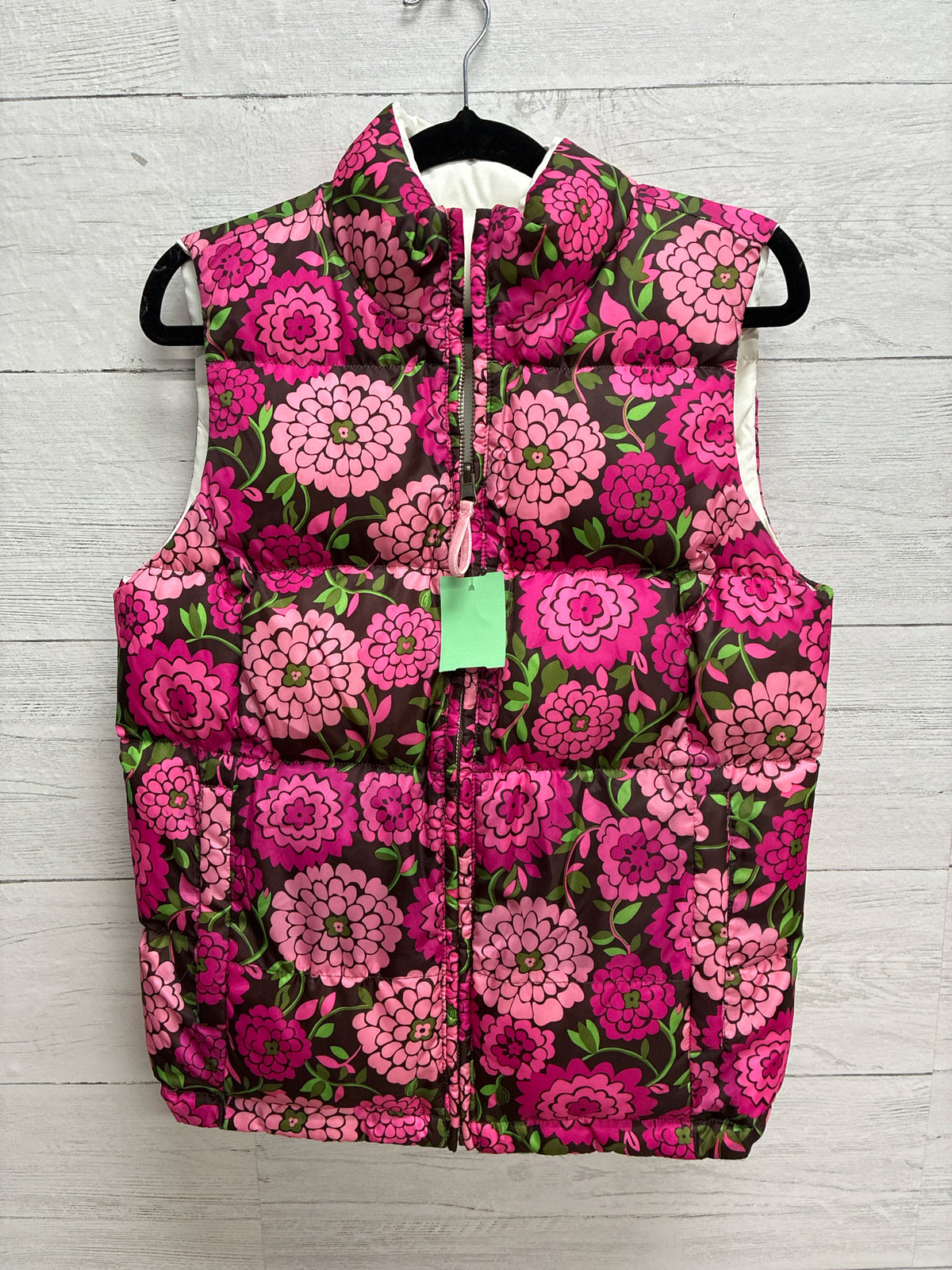 Size S Lilly Pulitzer cream/floral Womens Vest