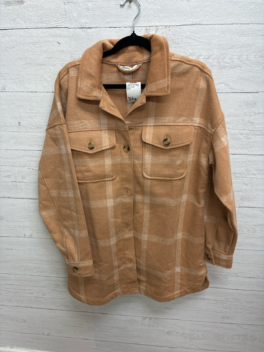 Size M Sonoma Brown Womens Shacket