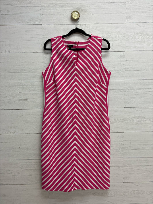 Size M Talbot's Pink/white Dress/Evening Wear