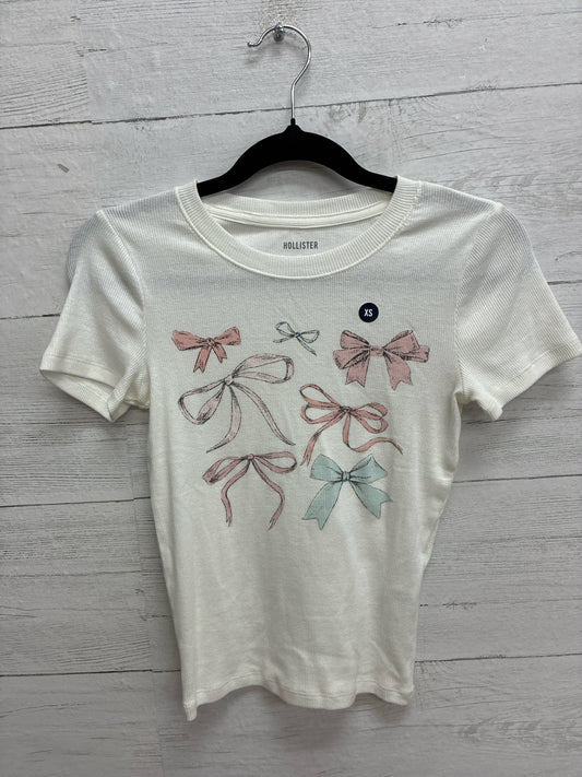 Size XS Hollister Pink/white Womens Shirt