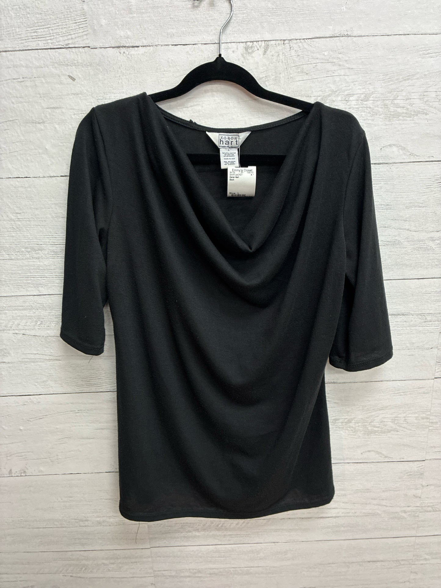 Size L Keren Hart Black SHIRT/JACKET