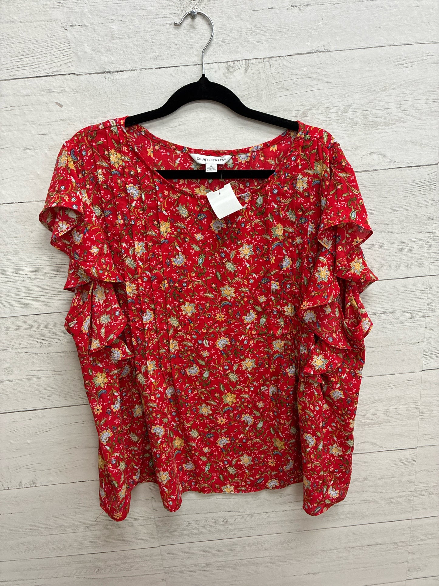 Size XL counterparts Red Womens Shirt