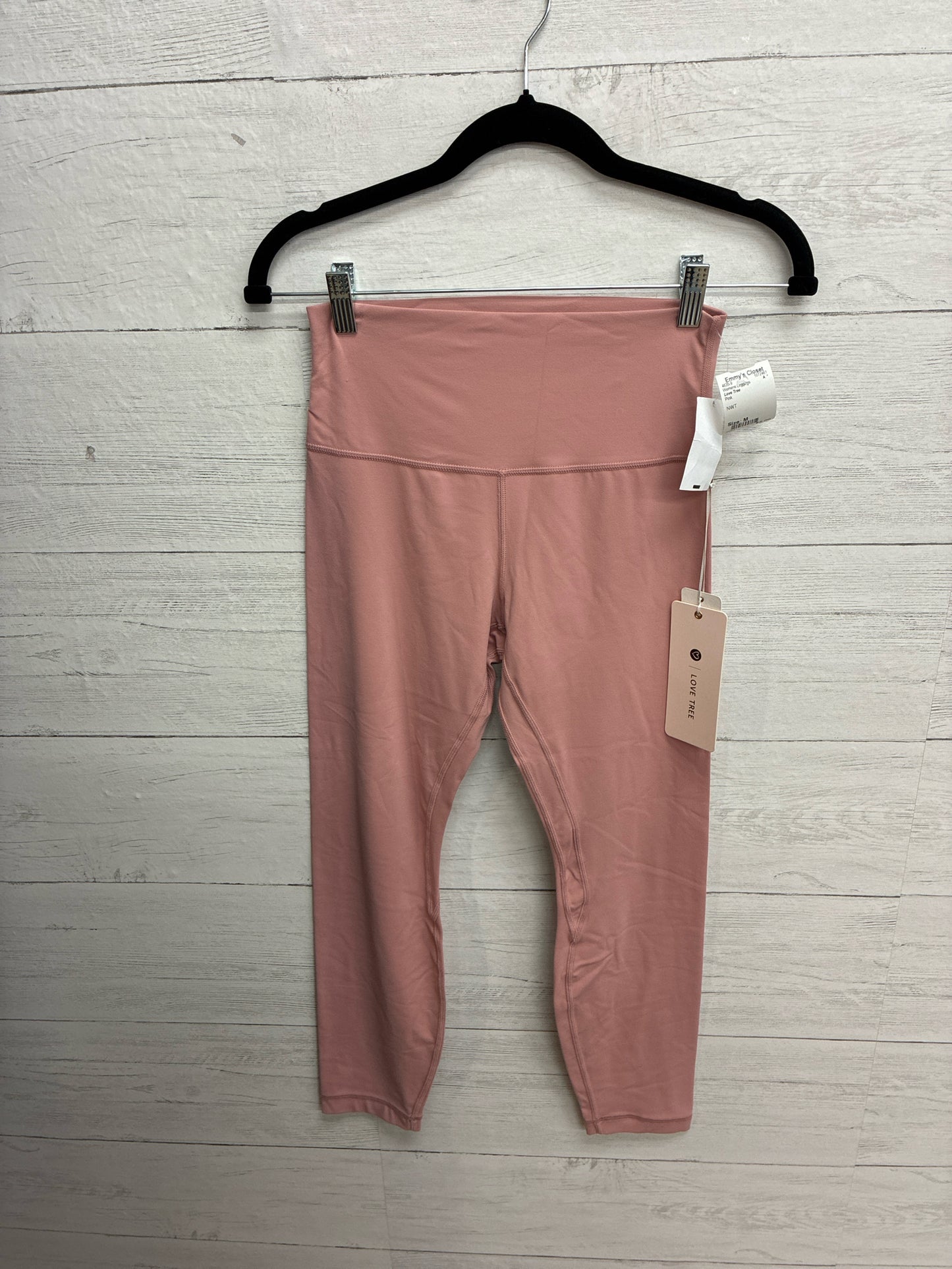 Size M Love Tree Pink Womens Leggings