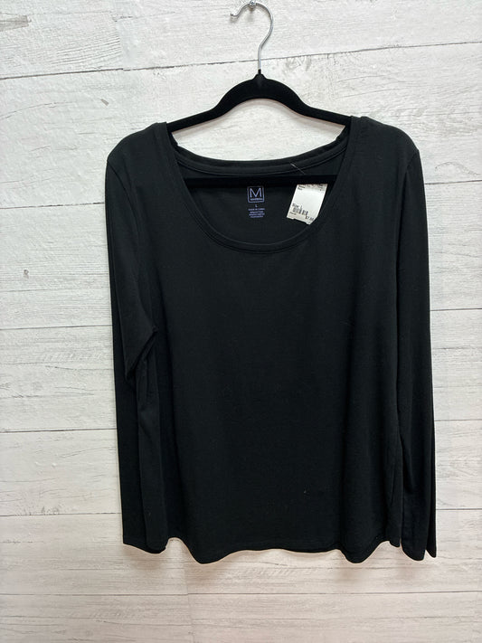 Size L Massini Black Womens Shirt