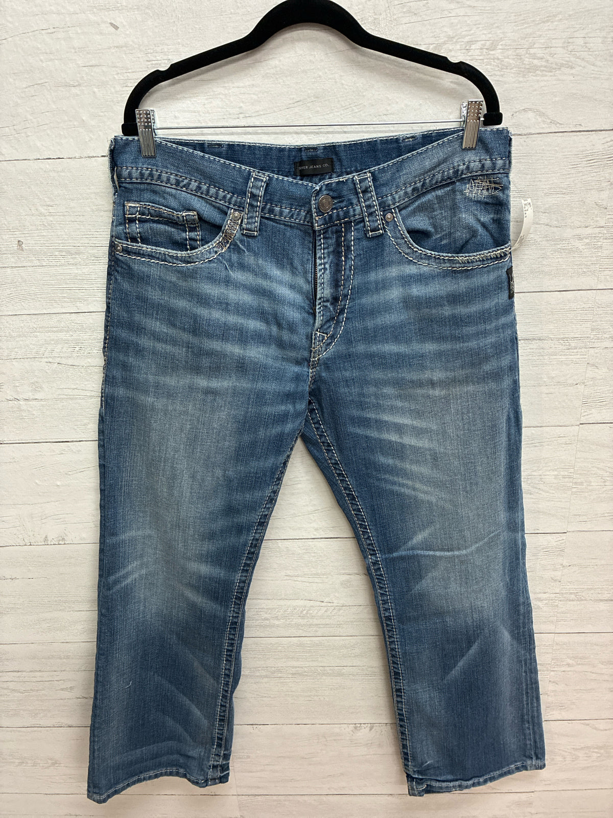 Size 14 Silver Denim Womens Jeans