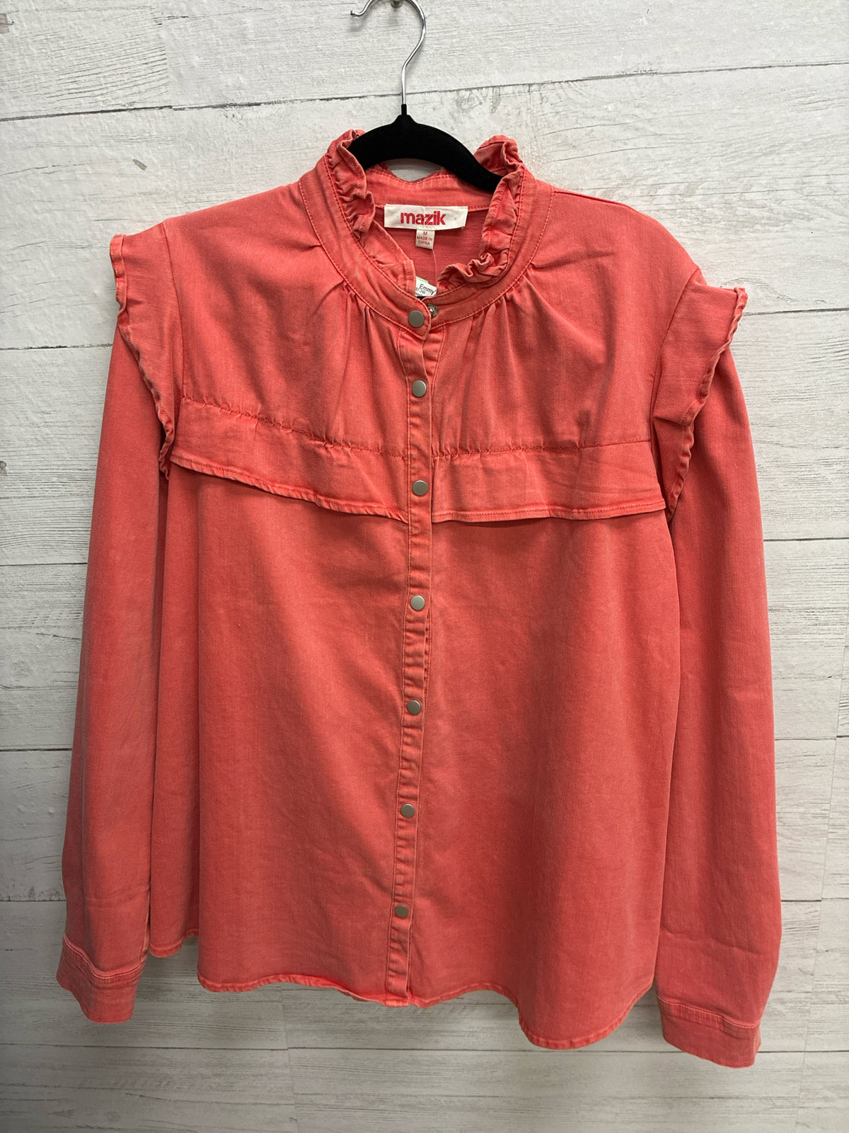 Size M Mazik Salmon Womens Shirt
