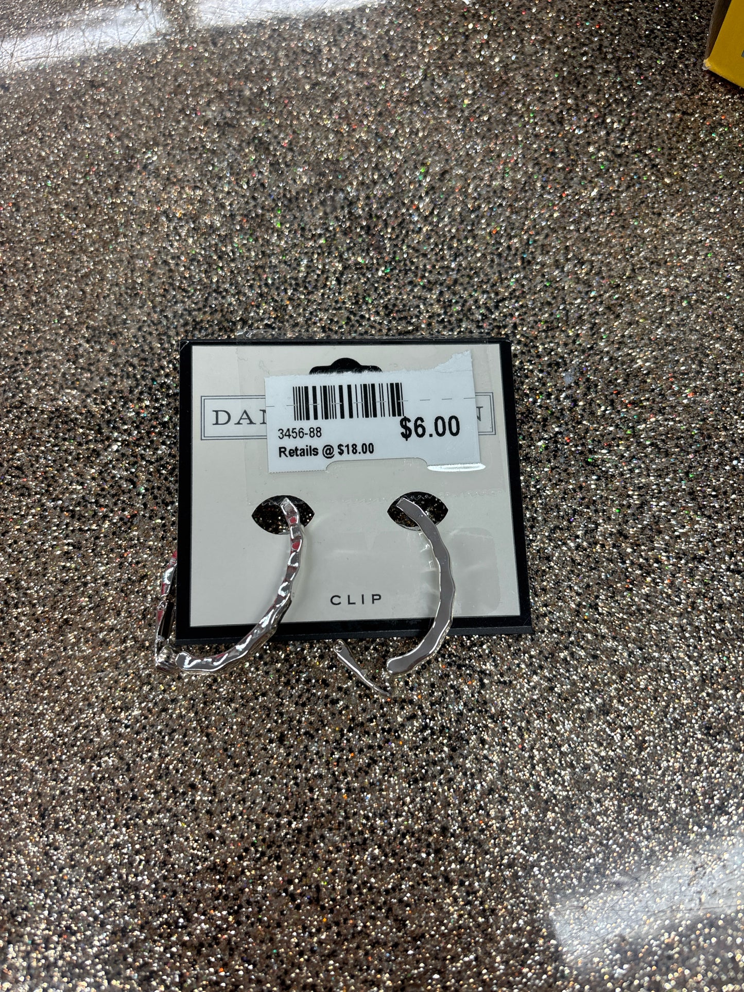 Dana Buchman Silver Earrings