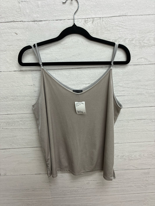Size M Ann Taylor Grey Womens Tank-Top