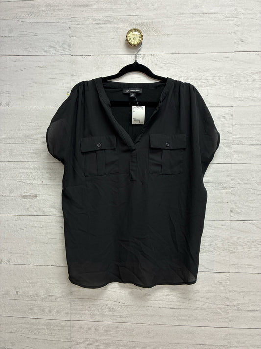Size L INC Black Womens Shirt