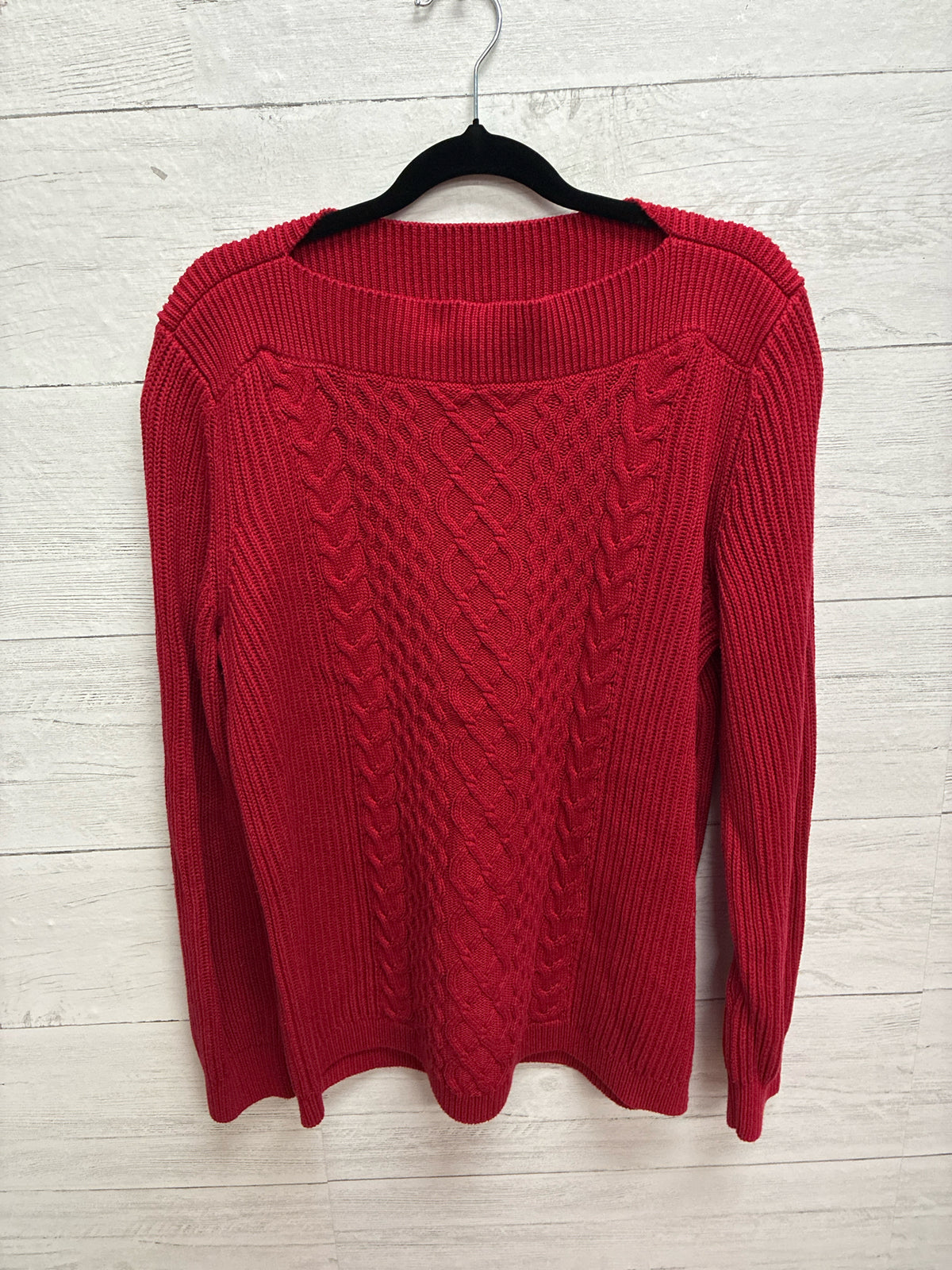 Size L Tommy Hilfiger Red Womens Sweater