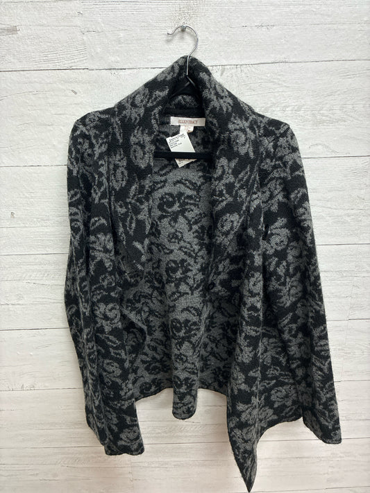 Size M Ellen Tracy Black/Grey Womens Sweater