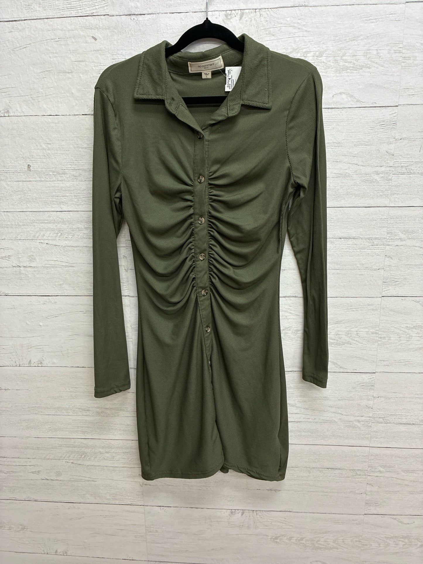 Size L No Comment Green Dress/Evening Wear