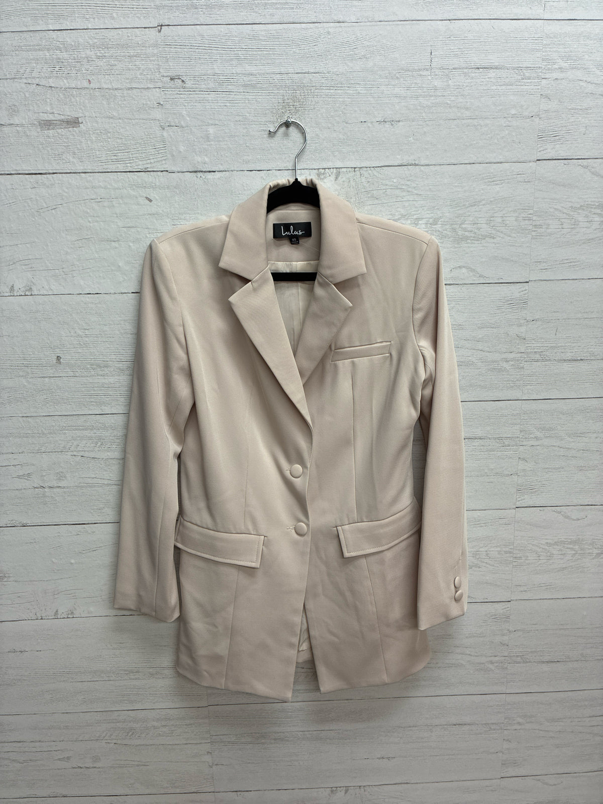 Size XS Lulus Champagne Womens Blazer