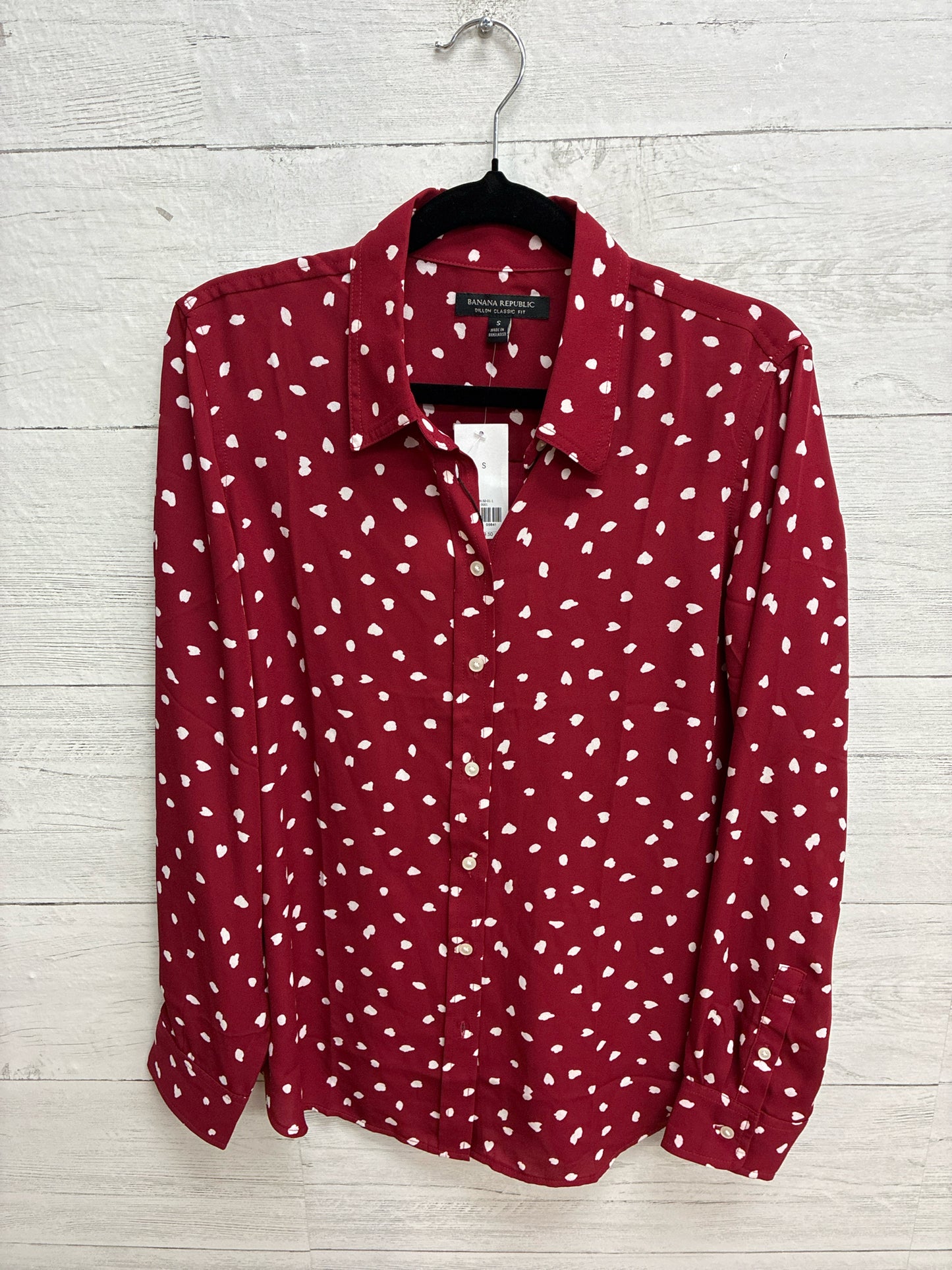 Size S Banana Republic Red Womens Shirt