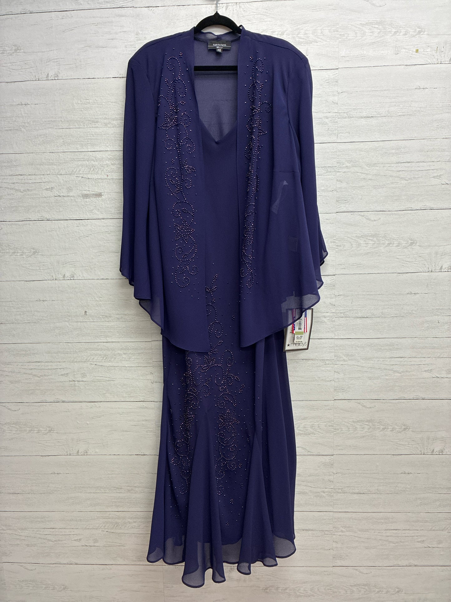 Size 18 R&M Richards Plum GOWN