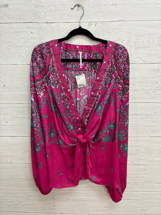Size XL Free People Pink Womens Shirt