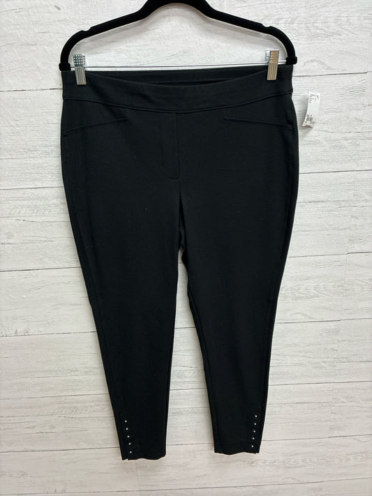 Size 12 Chico's Black Womens Pants