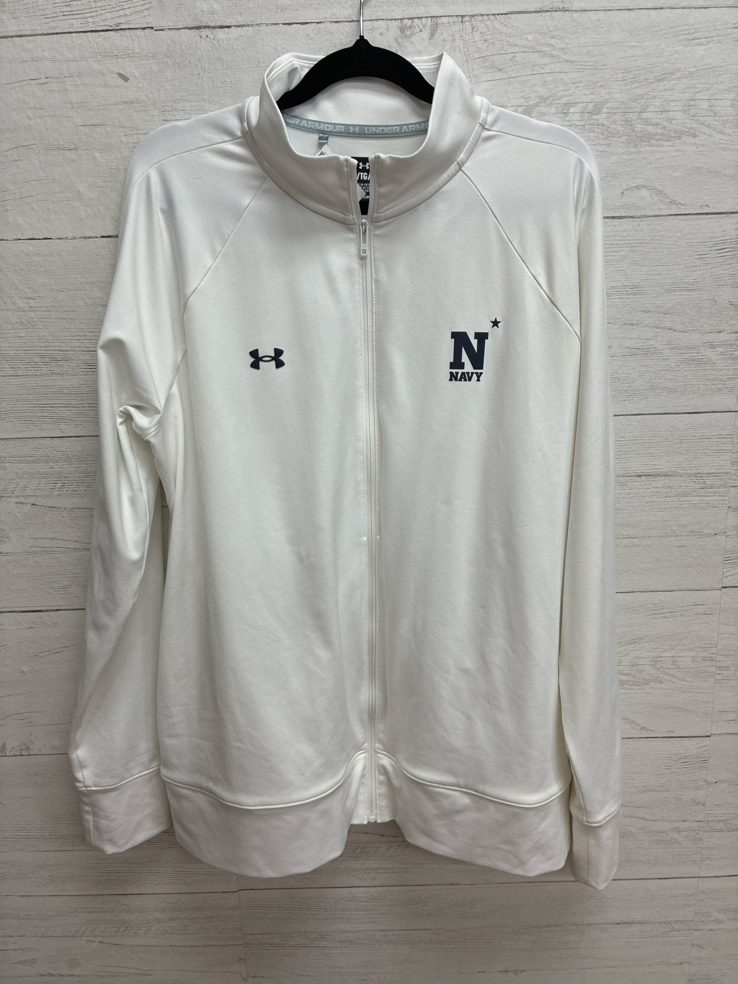 Size XL UNDER ARMOR White Mens Sweatshirt