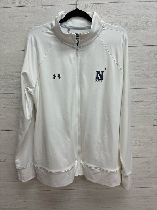 Size XL UNDER ARMOR White Mens Sweatshirt