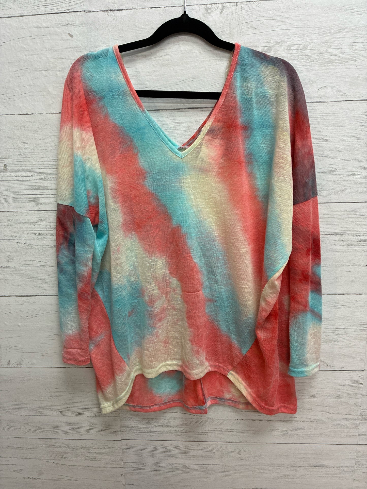 Size M La miel Pink/Blue Womens Shirt