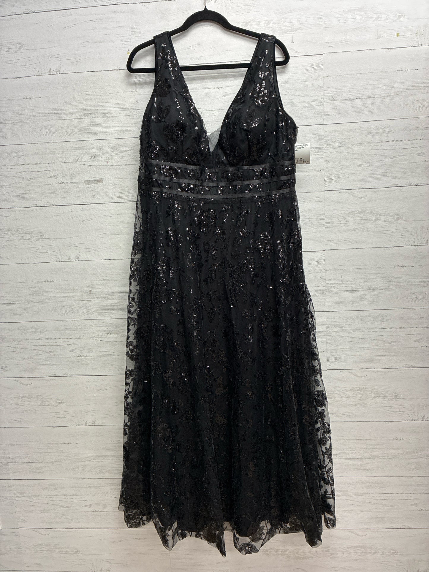 Size 3X FAERIESTY Black Dress/Evening Wear