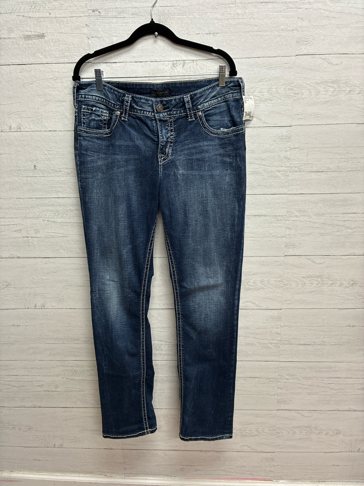 Size 14x32 Silver Denim Womens Jeans